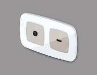 Лицевая панель для TV розетки QUANT Ambrella Volt OMEGA OP3730