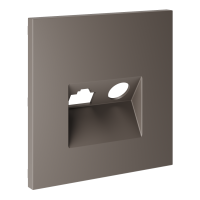 Накладка для розетки TV+RJ45 кат. 6 Voltum S70 (капучино) VLS002714