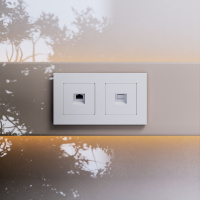 Розетка Ethernet RJ-45 cat. 6A экранированная белый матовый Werkel W5120001 a069684