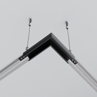 Угол для круглого низкопрофильного шинопровода Maytoni Exility TRAM034CL-R-41B