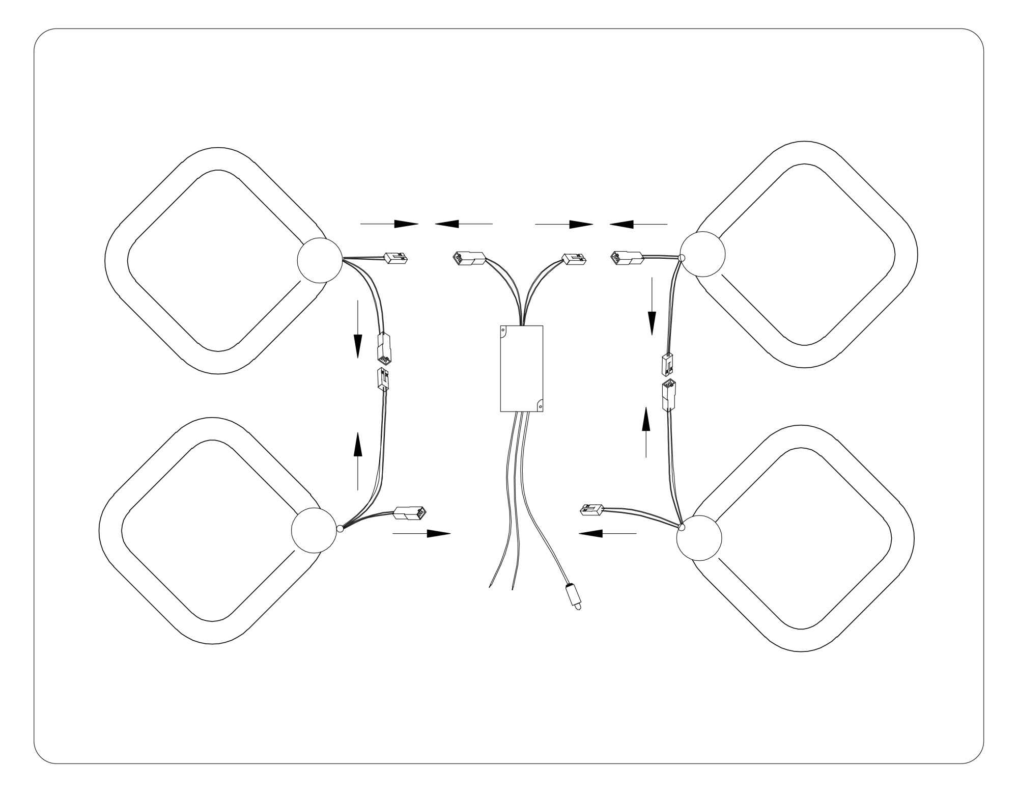 Люстра потолочная светодиодная Ambrella light ACRYLICA FA3819