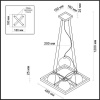 Подвесная люстра Odeon Light Eldo 3962/4