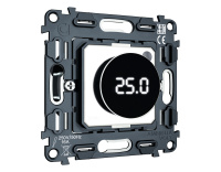 Механизм терморегулятора с цифровым дисплеем с датчиком для теплого пола 16A-250V Ambrella Volt VM VM1385