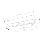 Бра Elektrostandard Rise 40163/LED Черный 3000К (a071942)