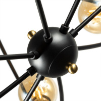Люстрв на штанге Arte Lamp Glasgow A1963PL-8BK