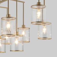 Люстра потолочная Eurosvet Inari 60144/10 золото