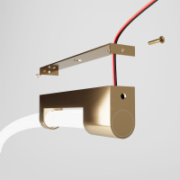 Накладные крепления для круглого гибкого неона Elektrostandard Full light FL 28160 Латунь a070762