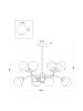 Люстра на штанге Freya Volani FR8017PL-08MG