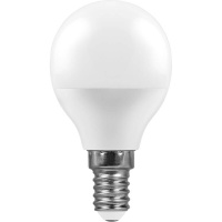 Лампа светодиодная Feron E14 11W 4000K Шар Матовая LB-750 25947