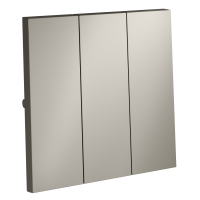 Клавиши для выключателя/переключателя трехклавишного Voltum S70 (кашемир) VLS000503