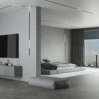 Трековый однофазный магнитный светодиодный светильник Elektrostandard Slim Magnetic 85077/01 a063540