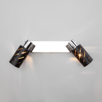 Спот Eurosvet Fente 20090/2 черный/хром a050199