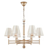 Подвесная люстра Crystal Lux FLAVIO SP6 GOLD