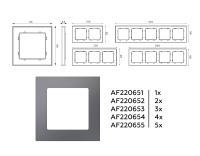 Рамка 4-постовая Ambrella Volt ALFA Techno AF220654