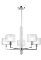 Люстра на штанге Crystal Lux MAESTRO SP-PL5+5 CHROME