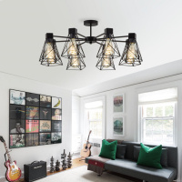 Потолочная люстра Eurosvet Trappola 70107/5 черный a044747