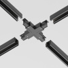 Коннектор Х-образный для трехфазного шинопровода Maytoni Trinity Accessorises TRA005CX-31B