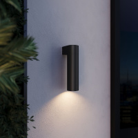 Уличный настенный светодиодный светильник Elektrostandard Nork LED черный (35187/D) a069890