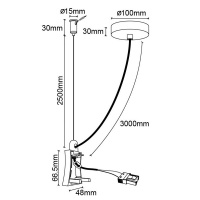 Соединитель с блоком питания для 7554/7555 HANOK 7559 Mantra Hanok 7559