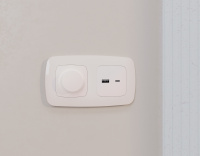 Лицевая панель для светорегулятора универсального QUANT Ambrella Volt OMEGA OP2055