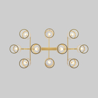 Люстра потолочная Eurosvet Inari 60144/10 золото