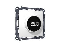 Комплект механизма терморегулятора теплого пола с цифровым дисплеем с подсветкой 16A-250V Ambrella Volt Alfa MA105810