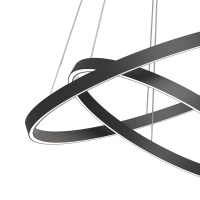 Люстра подвесная светодиодная Maytoni Rim MOD058PL-L74BK