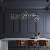 Люстра светодиодная подвесная Eurosvet Uma 90168/14 медь a061147