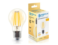 Лампа филаментная A60 15W E27 2700K Ambrella light 601513