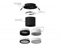 Насадка передняя для корпуса светильника Ambrella Light DIY Spot N6229