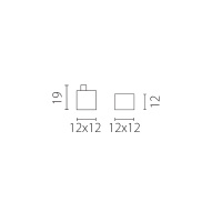 Комплект заглушек (2 шт) для квадратного силиконового профиля 10х10мм Lightstar Profiled 441017