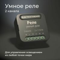 Умное двухканальное реле Elektrostandard 76007/00 a059326