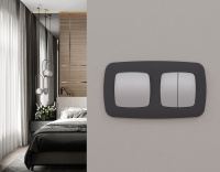 Комплект механизма 2-клавишного перекрестного выключателя 10A Ambrella Volt Omega MO503030