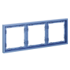 Рамка пластиковая на 3 поста Voltum S70 (деним) VLS100315