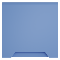 Накладка для розетки с заземлением, защитными шторками и крышкой Voltum S70 (деним) VLS000815