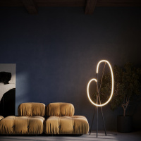 Торшер светодиодный Maytoni Crochet MOD369FL-L36B3K