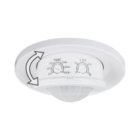 Инфракрасный датчик движения  Elektrostandard 8m 2,2-4m 800W 360° SNS-M-12 белый a041244