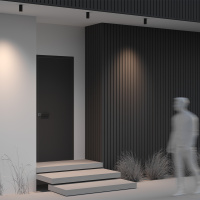 Уличный потолочный светодиодный светильник Maytoni Luxe O500CL-L5B3K