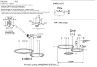 Люстра подвесная светодиодная Crystal Lux MANZANA SP67W LED BLACK