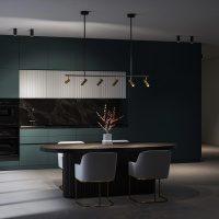 Спот светодиодный Eurosvet Epiphania 20252/6 LED черный/латунь a068799