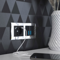 Розетка с быстрой зарядкой USB Type A+С Werkel W1171708 a056275