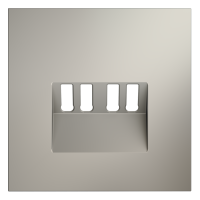 Накладка для розетки акустической 4-местной Voltum S70 (кашемир) VLS001503