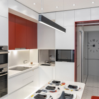 Линейный подвесной светильник Elektrostandard 103см 20Вт 6500К черная шагрень 101-200-30-103 a042950