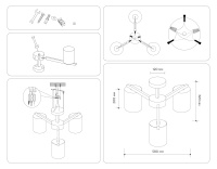 Люстра потолочная Ambrella light TRADITIONAL TR83112
