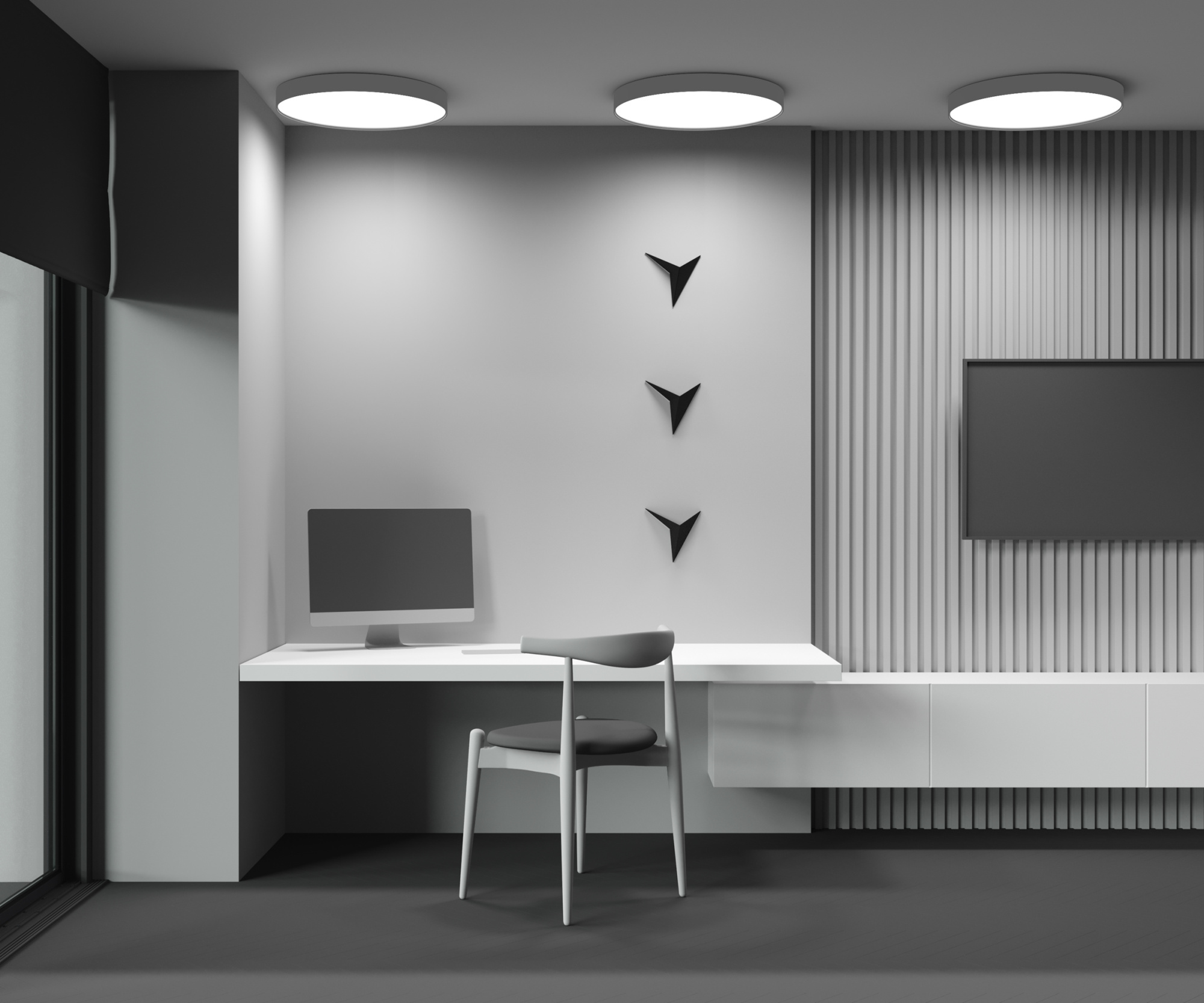 Светильник потолочный светодиодный Maytoni Zon C032CL-90W3K-RD-MG