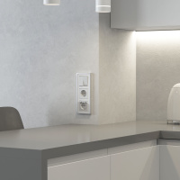 Накладка для розетки USB Werkel белый W1179541