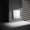 Выключатель встраиваемый VOLTUM S70 одноклавишный (белый глянцевый) VLS010101