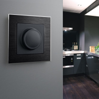 Рамка на 1 пост черная алюминий Werkel Aluminium W0011708 4690389157981 a050949