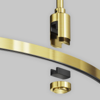 Шинопровод однофазный накладной/подвесной Maytoni Flarity TRX154-2SR-D1800-BS