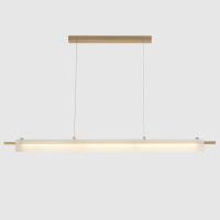 Светильник подвесной светодиодный Crystal Lux TUNNEL SP40 LED BRASS